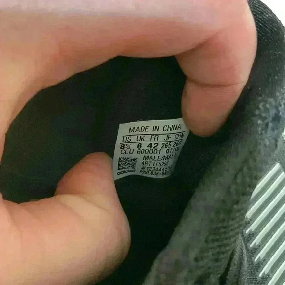 Size 8.5 - adidas Harden B/E 3 Cloud Black White Grey EF5296 - Picture 7 of 10